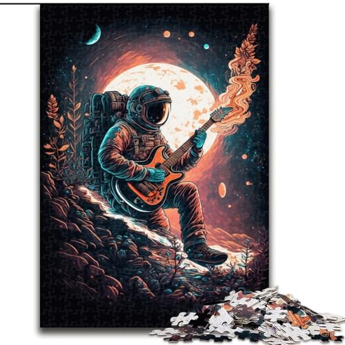 Puzzle 1000 Teile für Erwachsene,Astronaut spielt Gitarre,schwierige Puzzles für Erwachsene,interaktives Familienspiel,Heimdekoration zum Selbermachen,herausforderndes Denkspiel als Geschenk (26x38cm) Puzzle 1000 Teile für Erwachsene,Astronaut spielt Gitarre,schwierige Puzzles für Erwachsene,interaktives Familienspiel,Heimdekoration zum Selbermachen,herausforderndes Denkspiel als Geschenk (26x38cm) von WGLINGX
