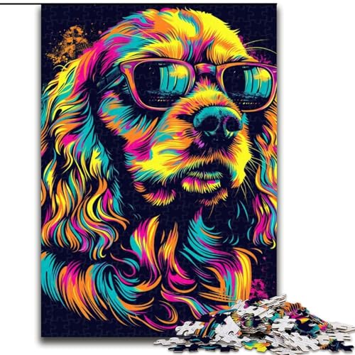 Puzzle 1000 Teile für Erwachsene,Cocker Spaniel-Hundekunst,schwierige Puzzles für Erwachsene,interaktives Familienspiel,Heimdekoration zum Selbermachen,herausforderndes Denkspiel als Geschenk Puzzle 1000 Teile für Erwachsene,Cocker Spaniel-Hundekunst,schwierige Puzzles für Erwachsene,interaktives Familienspiel,Heimdekoration zum Selbermachen,herausforderndes Denkspiel als Geschenk von WGLINGX