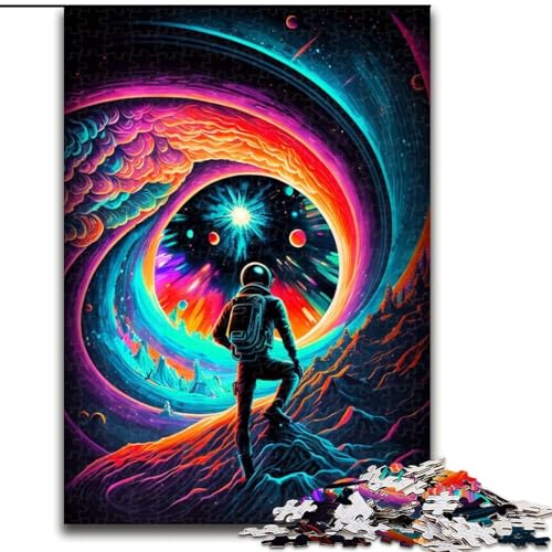 Puzzle 1000 Teile für Erwachsene „Das Auge des Weltraums“, Puzzle 1000 Teile für Erwachsene für Teenager, interaktives Familienspiel, herausforderndes Geschenk, Größe 26x38cm von WGLINGX