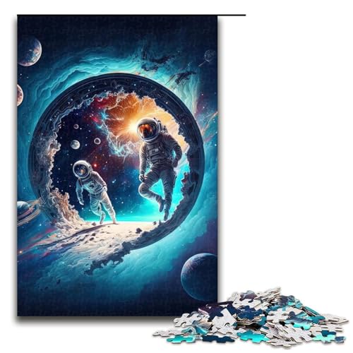 Puzzle 1000 Teile für Erwachsene Astronauten-Puzzle Wanddekoration Geschenkideen Geeignet für und Teenager ab 14 Jahren 29,53x19,69 Zoll von WGLINGX