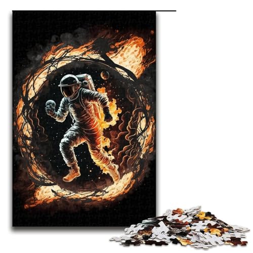 Puzzle 1000 Teile für Erwachsene Astronauten Spielen Basketball Puzzles für Erwachsene Holzpuzzle Familienspaßspielzeug 50x75cm Puzzle 1000 Teile für Erwachsene Astronauten Spielen Basketball Puzzles für Erwachsene Holzpuzzle Familienspaßspielzeug 50x75cm von WGLINGX