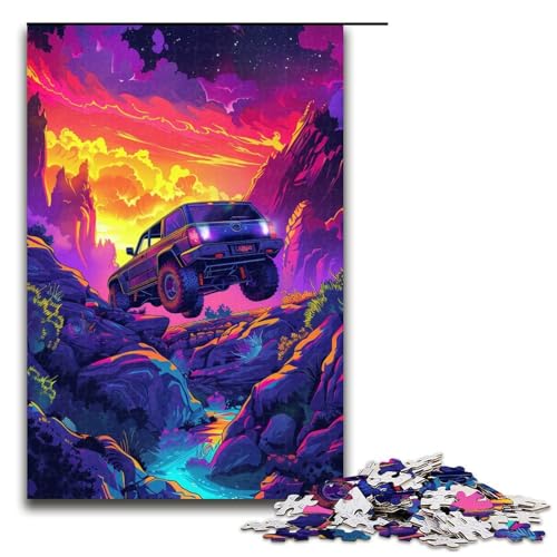 Puzzle 1000 Teile für Erwachsene Autos in den Bergen Lernpuzzle Weihnachtswunschliste mit Weihnachtsmann 50x75cm Puzzle 1000 Teile für Erwachsene Autos in den Bergen Lernpuzzle Weihnachtswunschliste mit Weihnachtsmann 50x75cm von WGLINGX