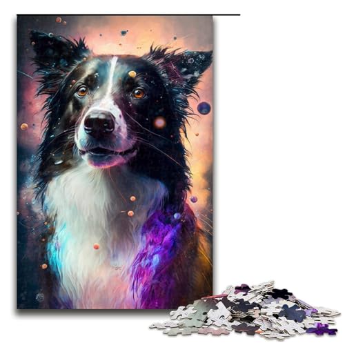 Puzzle 1000 Teile für Erwachsene Border Collie Puzzles für Erwachsene Holzpuzzles Lernspiele Heimdekoration 50x75cm Puzzle 1000 Teile für Erwachsene Border Collie Puzzles für Erwachsene Holzpuzzles Lernspiele Heimdekoration 50x75cm von WGLINGX