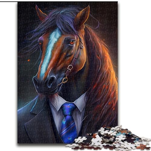 Puzzle 1000 Teile für Erwachsene Boss Horse Puzzles Denkspiel für Teenager, Familienspieleabend (Größe 50x75cm) von WGLINGX