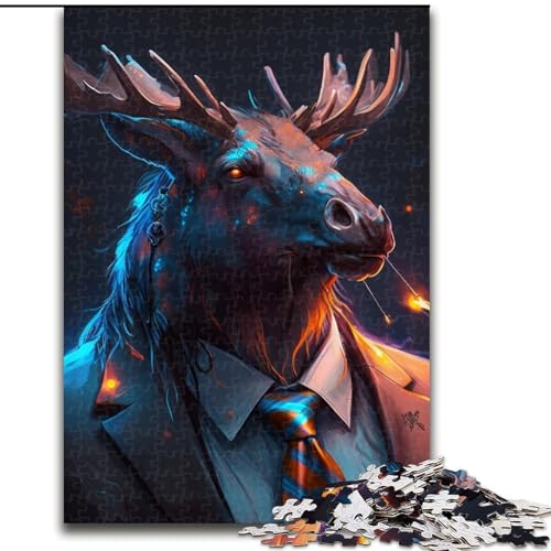 Puzzle 1000 Teile für Erwachsene Boss Raccoon Puzzles Denkspiel für Teenager, Familienspieleabend (Größe 26x38cm) von WGLINGX