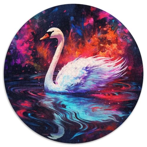 Puzzle 1000 Teile für Erwachsene Domini, ich Habe gerade einen Schwan in Meinen Teich geworfen, filmische Neonfarben, dig fcee-14b-f-ca-affb, rundes Puzzle, Denkspiel für Teenager, perfekt Puzzle 1000 Teile für Erwachsene Domini, ich Habe gerade einen Schwan in Meinen Teich geworfen, filmische Neonfarben, dig fcee-14b-f-ca-affb, rundes Puzzle, Denkspiel für Teenager, perfekt von WGLINGX