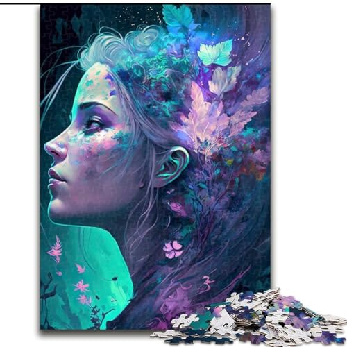 Puzzle 1000 Teile für Erwachsene Flowerpunk Woman 1000-teiliges Puzzle Spielzeug Geschenk Pädagogisches intellektuelles Dekomprimierungsspaß Familienspiel Größe 26X38CM Puzzle 1000 Teile für Erwachsene Flowerpunk Woman 1000-teiliges Puzzle Spielzeug Geschenk Pädagogisches intellektuelles Dekomprimierungsspaß Familienspiel Größe 26X38CM von WGLINGX