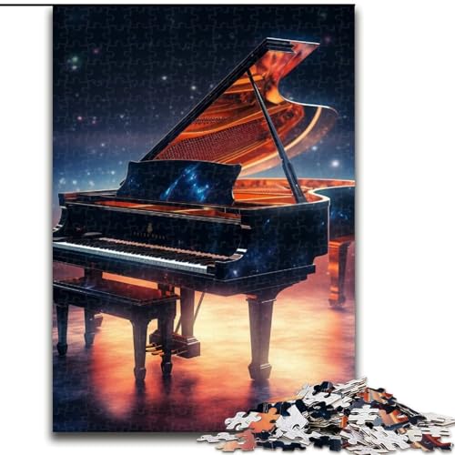 Puzzle 1000 Teile für Erwachsene Galaxy Piano Unmögliche Puzzles für Erwachsene für Jugendliche Lernspiele Geschenke (Größe 50x75cm) von WGLINGX