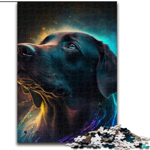 Puzzle 1000 Teile für Erwachsene Labrador Puzzles Herausforderndes Denkspiel für Teenager, Spaß am Familienspieleabend (Größe 50x75cm) von WGLINGX