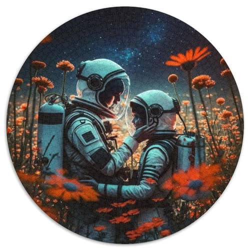 Puzzle 1000 Teile für Erwachsene Liebe im Weltraum aus Pappe, ideal für Büro, Schlafzimmer, Wohnzimmerdekoration (67,5x67,5cm) von WGLINGX