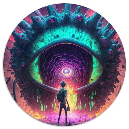 Puzzle 1000 Teile für Erwachsene Monster World aus Karton, ideal für Büro, Schlafzimmer, Wohnzimmerdekoration (67,5x67,5cm) von WGLINGX