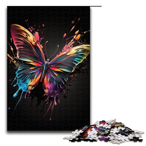 Puzzle 1000 Teile für Erwachsene Schmetterlingspuzzle für Jugendliche ab 14 Jahren 50x75cm von WGLINGX