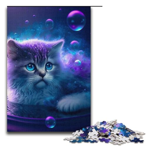 Puzzle 1000 Teile für Erwachsene Schneekatze Lernspiel Herausforderung Spielzeug Kunstwerk Geschenk 14,96x10,24 Zoll Puzzle 1000 Teile für Erwachsene Schneekatze Lernspiel Herausforderung Spielzeug Kunstwerk Geschenk 14,96x10,24 Zoll von WGLINGX