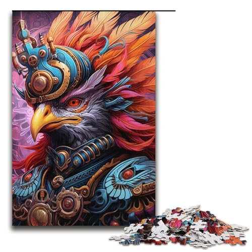 Puzzle 1000 Teile für Erwachsene – Steampunk Phoenix Kartonpuzzle Heimdekoration 14,96 x 10,24 Zoll von WGLINGX
