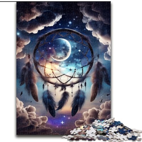 Puzzle 1000 Teile für Erwachsene Traumfänger-Puzzle, Denkspiel für Teenager, Familienspieleabend (Größe 50x75cm) von WGLINGX