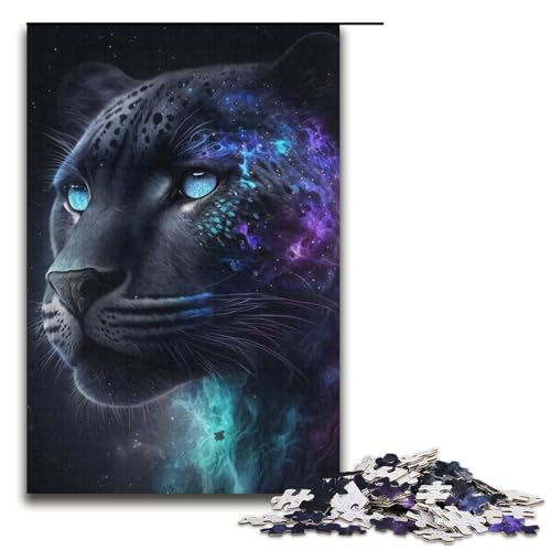 Puzzle Black Leopard Galaxy 1000 Teile für Erwachsene Lernspiele Weihnachtsgeburtstagsgeschenke für Teenager ab 14 Jahren 38x26cm Puzzle Black Leopard Galaxy 1000 Teile für Erwachsene Lernspiele Weihnachtsgeburtstagsgeschenke für Teenager ab 14 Jahren 38x26cm von WGLINGX