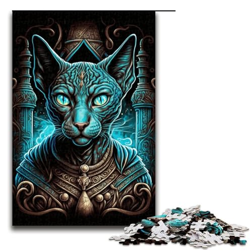 Puzzle Schöne Dschungelkatze 1000 Teile für Erwachsene Lernspiele Weihnachtsgeburtstagsgeschenke für und Teenager ab 14 Jahren 50x75cm Puzzle Schöne Dschungelkatze 1000 Teile für Erwachsene Lernspiele Weihnachtsgeburtstagsgeschenke für und Teenager ab 14 Jahren 50x75cm von WGLINGX