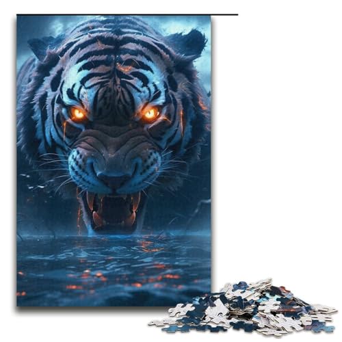 Puzzle Tiger 1000 Teile für Erwachsene Lernpuzzle Familienspiel für die Heimdekoration Geeignet für und Jugendliche ab 14 Jahren 14,96x10,24 Zoll Puzzle Tiger 1000 Teile für Erwachsene Lernpuzzle Familienspiel für die Heimdekoration Geeignet für und Jugendliche ab 14 Jahren 14,96x10,24 Zoll von WGLINGX