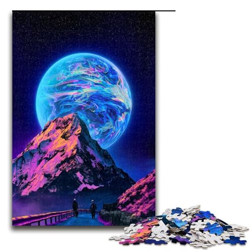 Puzzle Wherever You Go, 1000 Teile, für Erwachsene, Puzzle, Lernspiele, Weihnachts- und Geburtstagsgeschenke für Teenager ab 14 Jahren (Größe 50 x 75 cm) von WGLINGX