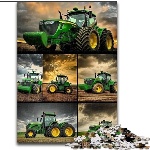 Puzzle für 1000 Teile, Bauernhof-Traktor, 1000-teiliges Puzzle für Erwachsene, Heimdekoration und interaktives Familienspiel, (Größe 26x38cm) von WGLINGX