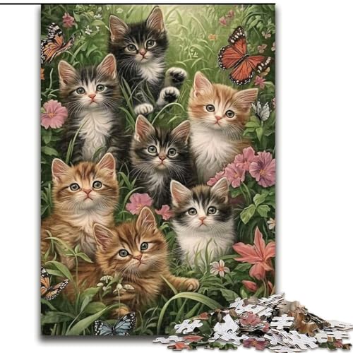 Puzzle für 1000 Teile, Farbeule, 1000-teiliges Puzzle für Erwachsene, Heimdekoration, Familienspaß, ab 14 Jahren (Größe 26x38cm) von WGLINGX