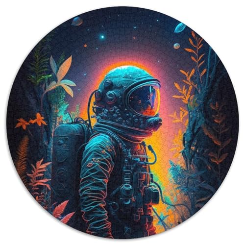 Puzzle für Erwachsene, 1000 Astronauten-Puzzles aus Pappe, Geburtstage, Weihnachten, Halloween, Erntedankfest, Ostern (67,5x67,5cm) von WGLINGX
