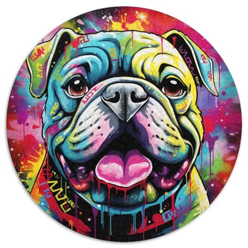 Puzzle für Erwachsene, 1000 Bulldoggen, schwierige Puzzles für Erwachsene, Kunstwerk-Dekor, Intelligenzspielzeug für Familien-Indoor-Spiele 67,5 x 67,5 cm Puzzle für Erwachsene, 1000 Bulldoggen, schwierige Puzzles für Erwachsene, Kunstwerk-Dekor, Intelligenzspielzeug für Familien-Indoor-Spiele 67,5 x 67,5 cm von WGLINGX