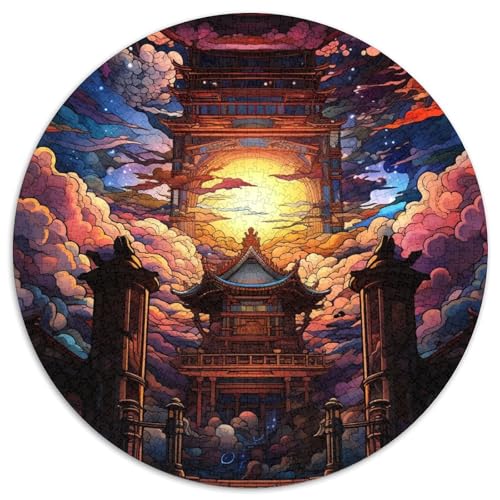 Puzzle für Erwachsene, 1000 Buntglastürme, schwierige Puzzles für Erwachsene, Kunstwerk-Dekor, Intelligenzspielzeug für Familien-Indoor-Spiele 67,5 x 67,5 cm Puzzle für Erwachsene, 1000 Buntglastürme, schwierige Puzzles für Erwachsene, Kunstwerk-Dekor, Intelligenzspielzeug für Familien-Indoor-Spiele 67,5 x 67,5 cm von WGLINGX