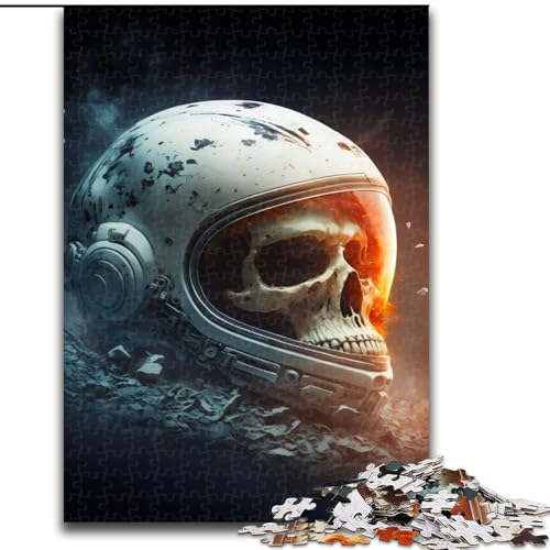 Puzzle für Erwachsene, 1000 Puzzles aus Holz mit Weltraumschädel, herausfordernd und unterhaltsam, Familienaktivität (Größe 50x75cm) von WGLINGX