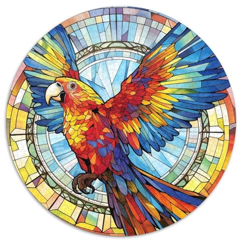 Puzzle für Erwachsene, 1000 Stück, Buntglas-Papagei, schwierige Puzzles für Erwachsene, Kunstwerk-Dekor, Intelligenzspielzeug für Familien-Indoor-Spiele 67,5 x 67,5 cm Puzzle für Erwachsene, 1000 Stück, Buntglas-Papagei, schwierige Puzzles für Erwachsene, Kunstwerk-Dekor, Intelligenzspielzeug für Familien-Indoor-Spiele 67,5 x 67,5 cm von WGLINGX