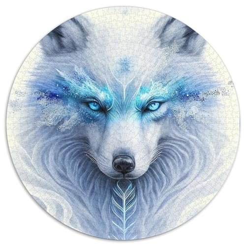 Puzzle für Erwachsene, 1000 Stück, weißer Fuchs, schwierige Puzzles für Erwachsene, Kunstwerk-Dekor, Intelligenzspielzeug für Familien-Indoor-Spiele 67,5 x 67,5 cm Puzzle für Erwachsene, 1000 Stück, weißer Fuchs, schwierige Puzzles für Erwachsene, Kunstwerk-Dekor, Intelligenzspielzeug für Familien-Indoor-Spiele 67,5 x 67,5 cm von WGLINGX