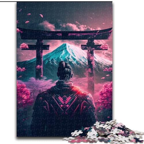 Puzzle für Erwachsene, 1000 Teile, „Der Weg des Samurai“, unmögliche Puzzles für Erwachsene, Kinder ab 14 Jahren (Größe 50x75cm) von WGLINGX