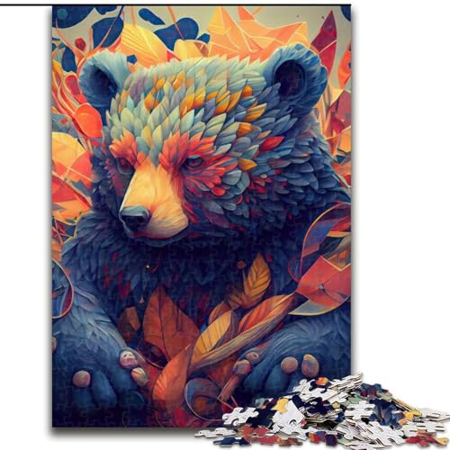 Puzzle für Erwachsene, 1000 Teile, „Der schöne Bär“, Holzpuzzle, Geburtstage, Weihnachten, Halloween, Thanksgiving, Ostern, Größe 26x38cm Puzzle für Erwachsene, 1000 Teile, „Der schöne Bär“, Holzpuzzle, Geburtstage, Weihnachten, Halloween, Thanksgiving, Ostern, Größe 26x38cm von WGLINGX