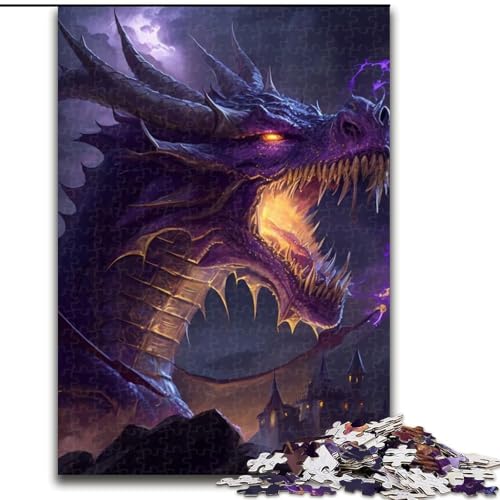 Puzzle für Erwachsene, 1000 Teile, „Magischer Luchs“, unmögliches Puzzle für Erwachsene, Kinder ab 14 Jahren (Größe 26x38cm) von WGLINGX