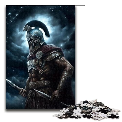Puzzle für Erwachsene, 1000 Teile, Alien-Astronauten-Puzzle für Erwachsene, anspruchsvolles Spiel, 75 x 50 cm von WGLINGX