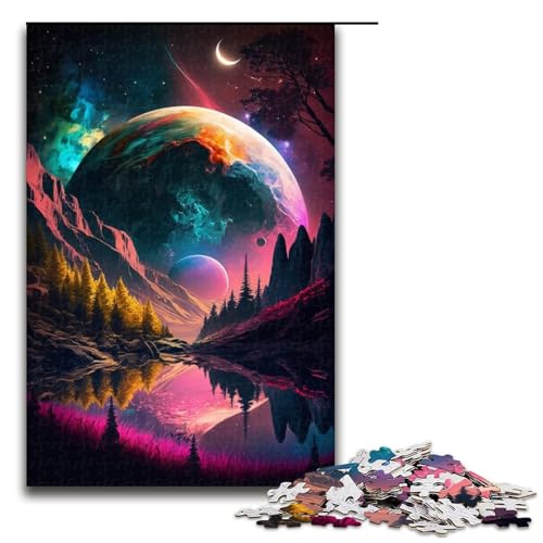 Puzzle für Erwachsene, 1000 Teile, Alien Planet, Lernspiele, Heimdekoration, Puzzle, 50 x 75 cm Puzzle für Erwachsene, 1000 Teile, Alien Planet, Lernspiele, Heimdekoration, Puzzle, 50 x 75 cm von WGLINGX