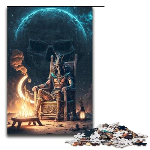 Puzzle für Erwachsene, 1000 Teile, Alien-Skelett-Puzzle für Erwachsene, anspruchsvolles Spiel, 75 x 50 cm Puzzle für Erwachsene, 1000 Teile, Alien-Skelett-Puzzle für Erwachsene, anspruchsvolles Spiel, 75 x 50 cm von WGLINGX