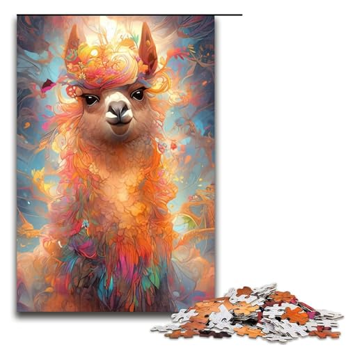 Puzzle für Erwachsene, 1000 Teile, Alpaka-Puzzle, Denkspiel, anspruchsvoll, Aber lustig und humorvoll, 50 x 75 cm Puzzle für Erwachsene, 1000 Teile, Alpaka-Puzzle, Denkspiel, anspruchsvoll, Aber lustig und humorvoll, 50 x 75 cm von WGLINGX