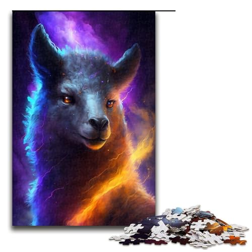 Puzzle für Erwachsene, 1000 Teile, Alpaka-Puzzle, Familiendekoration, 50 x 75 cm Puzzle für Erwachsene, 1000 Teile, Alpaka-Puzzle, Familiendekoration, 50 x 75 cm von WGLINGX