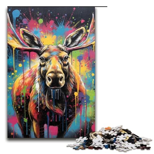 Puzzle für Erwachsene, 1000 Teile, Alpaka-Puzzle für Erwachsene, anspruchsvolles Spiel, 75 x 50 cm von WGLINGX