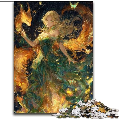 Puzzle für Erwachsene, 1000 Teile, Anime-Engel-Puzzle, 1000 Teile, Heimdekorationsgeschenk, Denkspiel (Größe 50x75cm) von WGLINGX