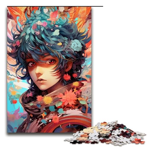 Puzzle für Erwachsene, 1000 Teile, Anime-Junge, Familiendekoration, 50 x 75 cm Puzzle für Erwachsene, 1000 Teile, Anime-Junge, Familiendekoration, 50 x 75 cm von WGLINGX