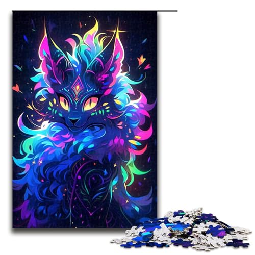 Puzzle für Erwachsene, 1000 Teile, Anime-Katzen-Puzzle, Familiendekoration, 50 x 75 cm Puzzle für Erwachsene, 1000 Teile, Anime-Katzen-Puzzle, Familiendekoration, 50 x 75 cm von WGLINGX
