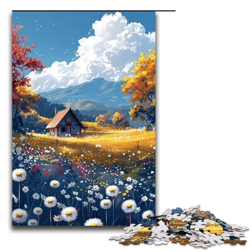 Puzzle für Erwachsene, 1000 Teile, Anime-Landschaftspuzzle, Denkspiel, herausfordernd, Aber unterhaltsam und humorvoll, 50 x 75 cm Puzzle für Erwachsene, 1000 Teile, Anime-Landschaftspuzzle, Denkspiel, herausfordernd, Aber unterhaltsam und humorvoll, 50 x 75 cm von WGLINGX