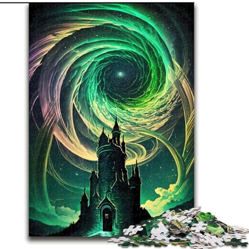 Puzzle für Erwachsene, 1000 Teile, Antikes Kosmos-Schloss, Puzzle 1000 Teile für Erwachsene mit interaktivem Familienspiel, Kinder ab 14 Jahren, Größe 26x38cm Puzzle für Erwachsene, 1000 Teile, Antikes Kosmos-Schloss, Puzzle 1000 Teile für Erwachsene mit interaktivem Familienspiel, Kinder ab 14 Jahren, Größe 26x38cm von WGLINGX