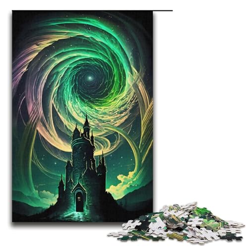 Puzzle für Erwachsene, 1000 Teile, Antikes Kosmosschloss, Präzisionsschnitt-Puzzle, Geburtstagsgeschenk, Geschenke, Wandkunst, 38 x 26 cm Puzzle für Erwachsene, 1000 Teile, Antikes Kosmosschloss, Präzisionsschnitt-Puzzle, Geburtstagsgeschenk, Geschenke, Wandkunst, 38 x 26 cm von WGLINGX