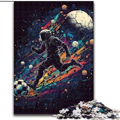 Puzzle für Erwachsene, 1000 Teile, Astronaut spielt Fußball, Puzzle für Erwachsene, 1000 Teile, anspruchsvolles DIY-Denkspiel für Teenager, Größe 26x38cm Puzzle für Erwachsene, 1000 Teile, Astronaut spielt Fußball, Puzzle für Erwachsene, 1000 Teile, anspruchsvolles DIY-Denkspiel für Teenager, Größe 26x38cm von WGLINGX