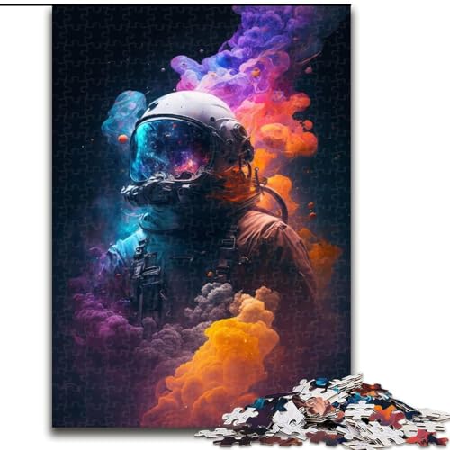 Puzzle für Erwachsene, 1000 Teile, Astronauten-Unmögliches Puzzle für Erwachsene, Heimdekorationsgeschenk, Denkspiel (Größe 50x75cm) von WGLINGX