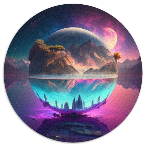 Puzzle für Erwachsene, 1000 Teile, Außerirdische Planetenlandschaft, Kartonpuzzle für Jugendliche ab 14 Jahren, Heimdekoration, 1000 Teile (67,5x67,5cm) von WGLINGX