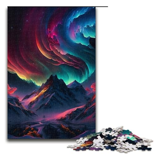 Puzzle für Erwachsene, 1000 Teile, Außerirdische Planetenlandschaft, Puzzle für Erwachsene, anspruchsvolles Spiel, 75 x 50 cm von WGLINGX
